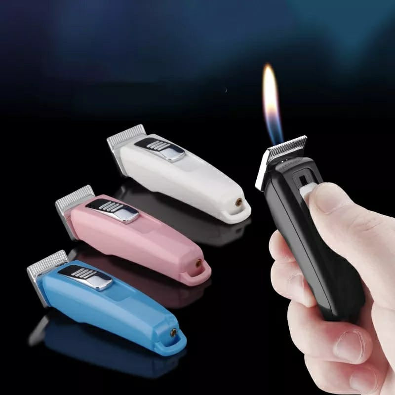 Creative Trimmer Shape Lighter, Hair Clippers Mini Lighter, Butane Gas Cigar Lighter, Men's Smoking Accessories Creative Trimmer Shape Lighter, Hair Clippers Mini Lighter, Butane Gas Cigar Lighter, Men's Smoking Accessories